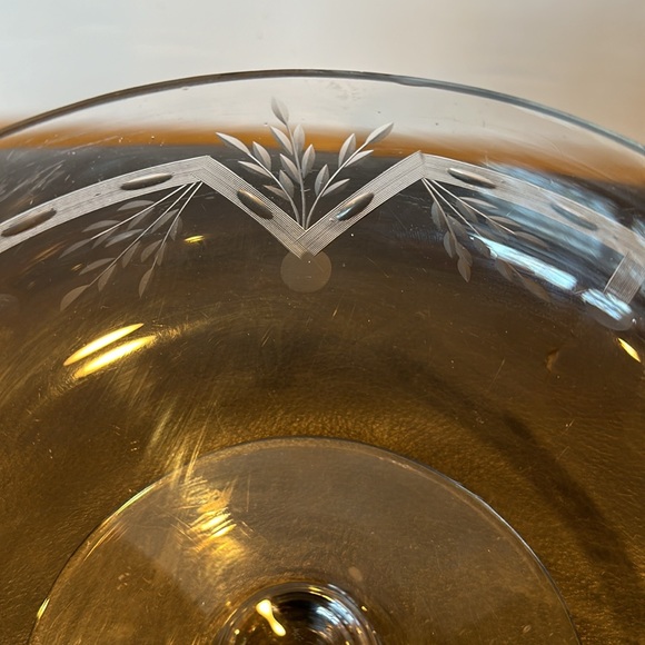 Vintage Crystal bowl. - Picture 2 of 2